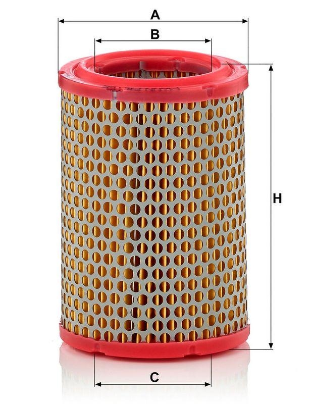 MANN-FILTER C 1134/1 Luftfilter f&uuml;r Trabant