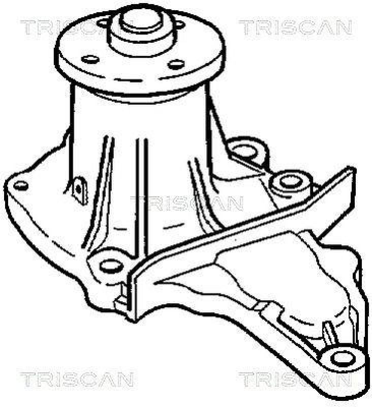 TRISCAN 8600 13932 Wasserpumpe f&uuml;r Toyota Corolla 1.6 Ae92
