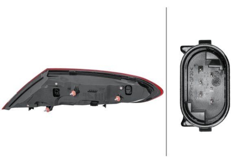 HELLA 2SD 011 786-311 Heckleuchte links LED MB