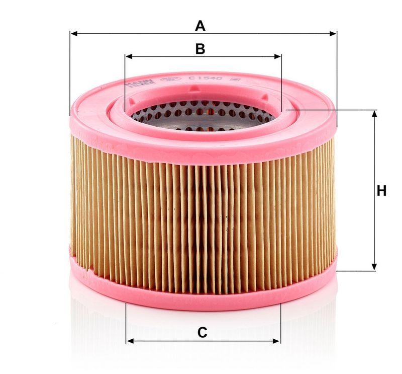 MANN-FILTER C 1540 Luftfilter f&uuml;r Hatz