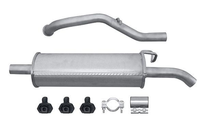 HELLA 8LD 366 033-761 Endschalldämpfer RENAULT