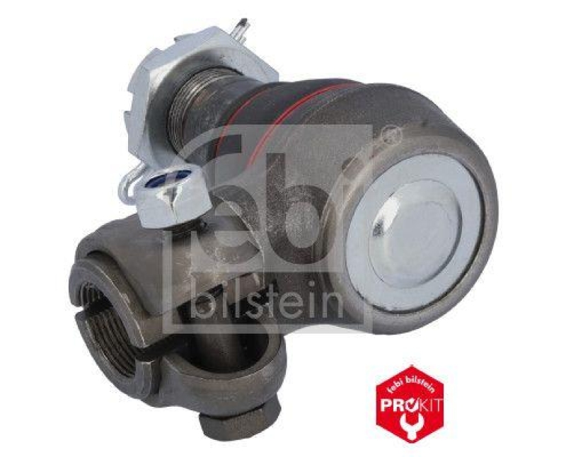 FEBI BILSTEIN 39025 Winkelgelenk f&uuml;r Lenkhydraulikzylinder, mit Kronenmutter und Splint f&uuml;r Mercedes-Benz
