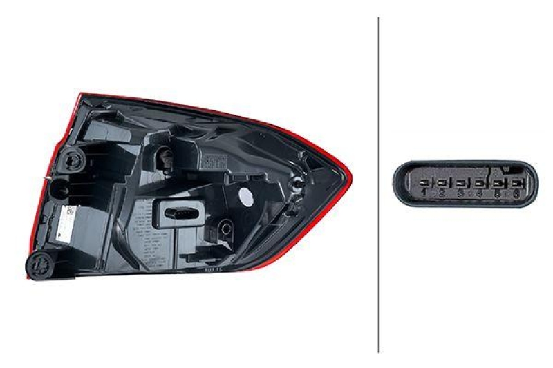 HELLA 2SD 012 147-311 Heckleuchte links LED BMW