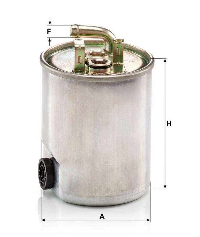 MANN-FILTER WK 842/19 Kraftstoffilter f&uuml;r Chrysler