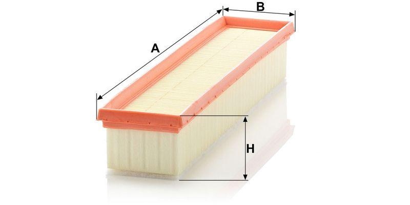 MANN-FILTER C 3875/1 Luftfilter f&uuml;r Renault