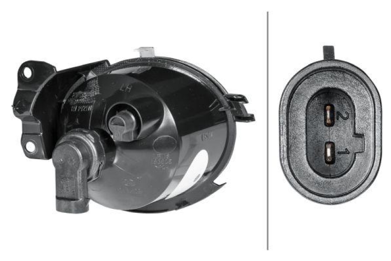 HELLA 2BA 011 109-031 Blinkleuchte links Halogen OPEL