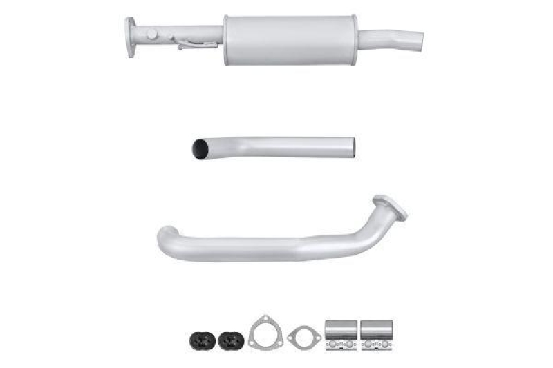 HELLA 8LC 366 023-571 Mittelschalld&auml;mpfer CHEVROLET;DAEWOO