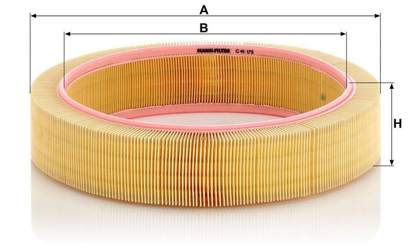 MANN-FILTER C 41 173 Luftfilter f&uuml;r Mercedes-Benz