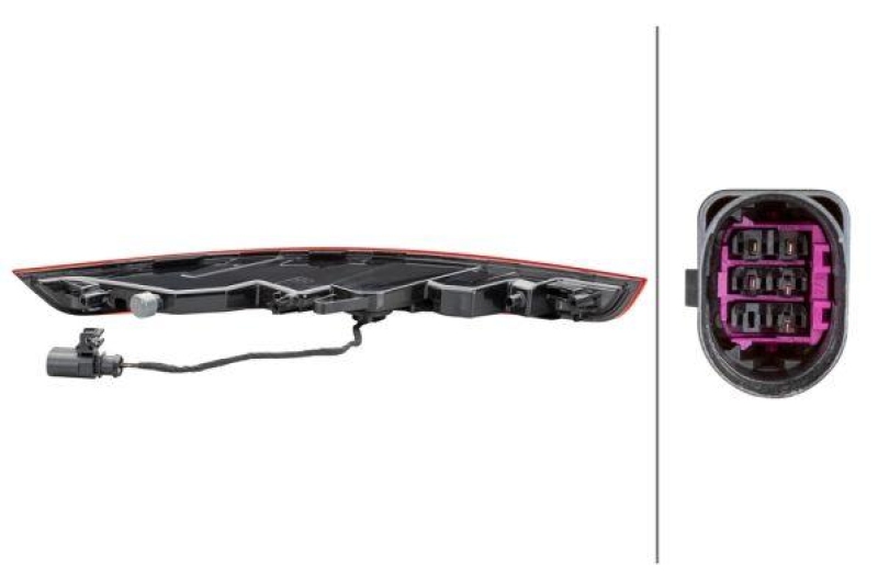 HELLA 2ZR 011 501-141 Heckleuchte rechts LED PORSCHE