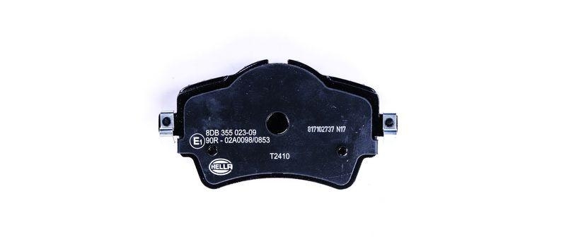 HELLA 8DB 355 023-091 Bremsbelagsatz, Scheibenbremsbelag für BMW/MINI