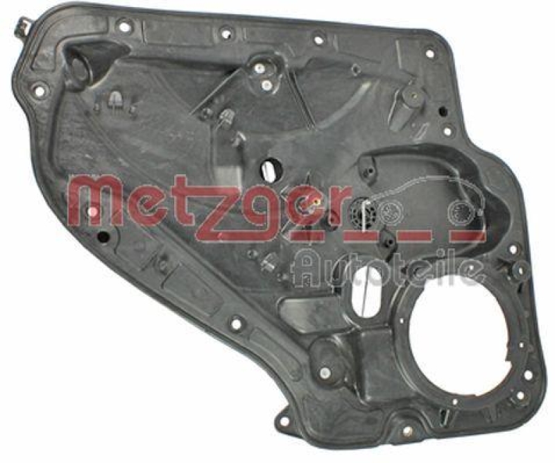 METZGER 2160313 Fensterheber Ohne Motor Mit Platte f&uuml;r VW hinten links