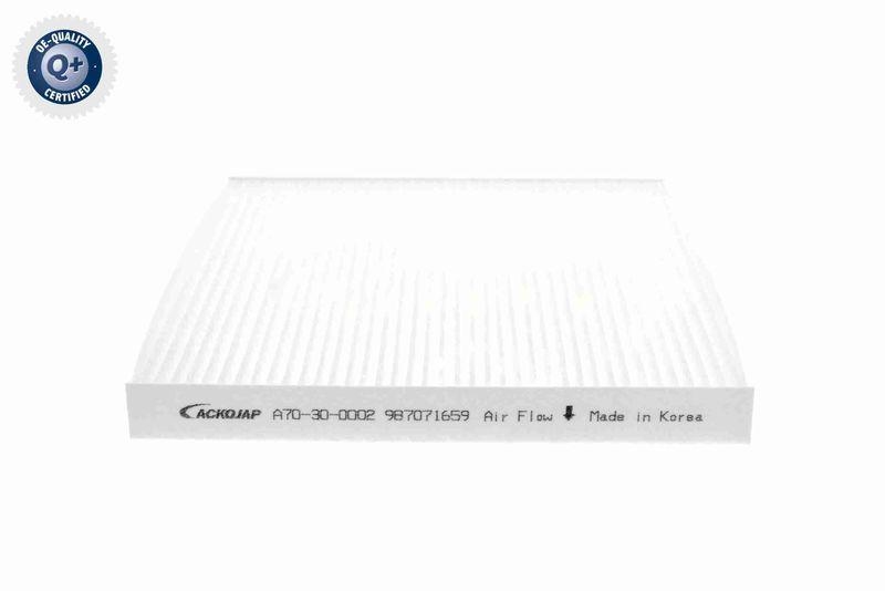 ACKOJA A70-30-0002 Filter, Innenraumluft Textil für TOYOTA