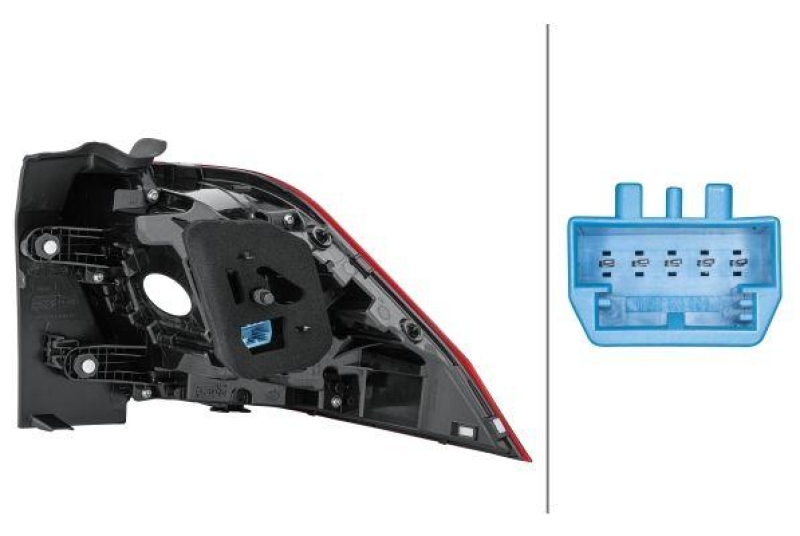 HELLA 2SD 012 521-051 Heckleuchte links LED VW