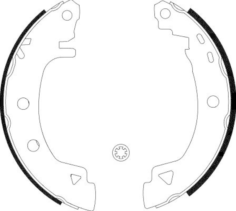 HELLA 8DB 355 002-061 Bremsbackensatz f&uuml;r FIAT/ALFA/LANCIA