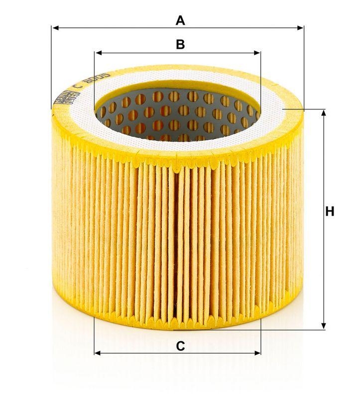 MANN-FILTER C 8005 Luftfilter