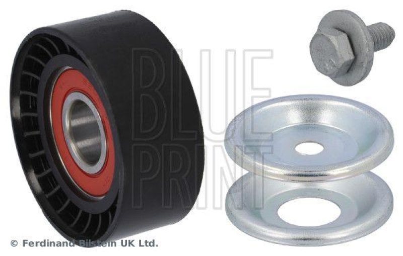 BLUE PRINT ADBP960030 Umlenkrolle f&uuml;r Keilrippenriemen, mit Schraube f&uuml;r Renault