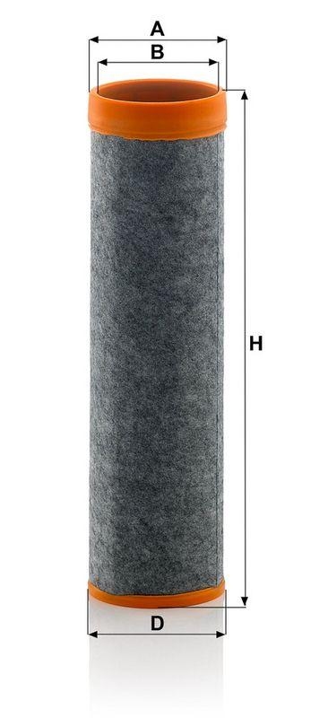 MANN-FILTER CF 10 001 Sekund&auml;rluftfilter f&uuml;r Case New Holland