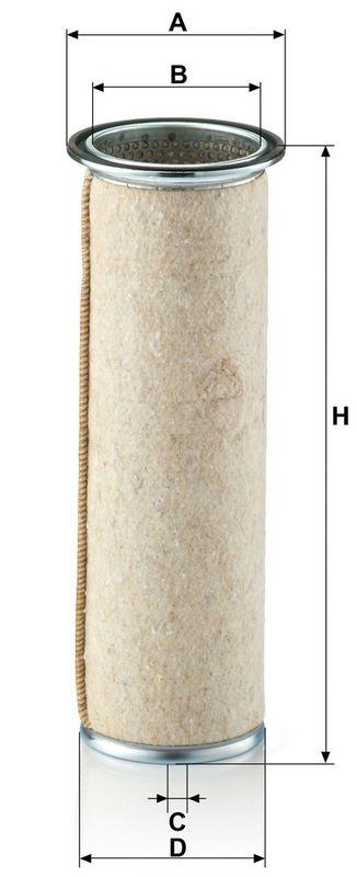 MANN-FILTER CF 1133 Sekund&auml;rluftfilter f&uuml;r Case New Holland
