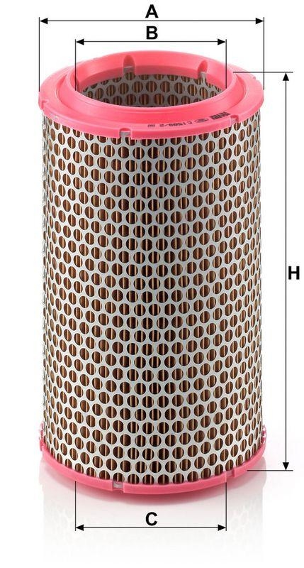MANN-FILTER C 1589/2 Luftfilter f&uuml;r Fiat Gruppe