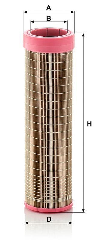 MANN-FILTER CF 14 145/2 Sekund&auml;rluftfilter f&uuml;r Liebherr