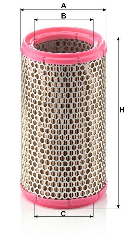 MANN-FILTER C 1589/3 Luftfilter f&uuml;r Fiat Gruppe
