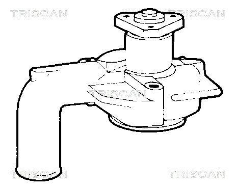 TRISCAN 8600 16457 Wasserpumpe für Ford Escort/Fiesta (1.1 Oh