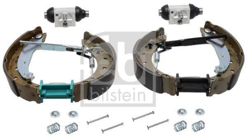 FEBI BILSTEIN 37513 Bremsbackensatz mit Anbaumaterial f&uuml;r Renault