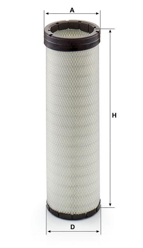 MANN-FILTER CF 18 211 Sekund&auml;rluftfilter f&uuml;r Case New Holland