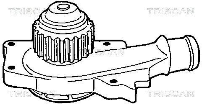 TRISCAN 8600 16837 Wasserpumpe f&uuml;r Ford Escort, Fiesta, Orion
