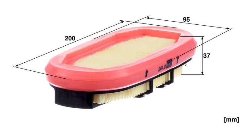 MANN-FILTER CF 1941 Sekund&auml;rluftfilter