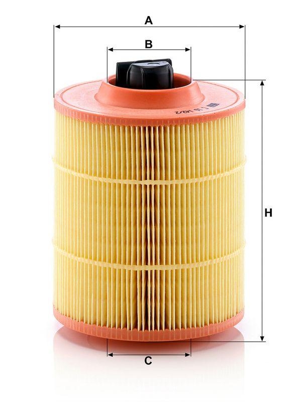MANN-FILTER C 16 142/2 Luftfilter f&uuml;r Ford