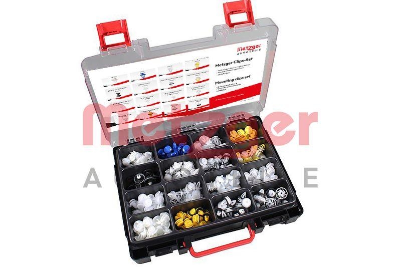 METZGER 2280099 Sortiment,Befestigungsclip für INHALT 295 STÜCK