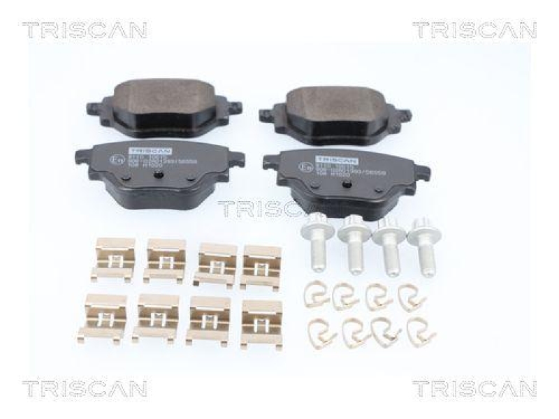 TRISCAN 8110 10615 Bremsbelag Hinten f&uuml;r Citroen, Peugeot, Opel