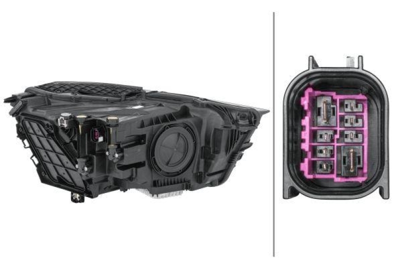 HELLA 1LX 354 870-031 Heckscheinwerfer links Hybrid AUDI