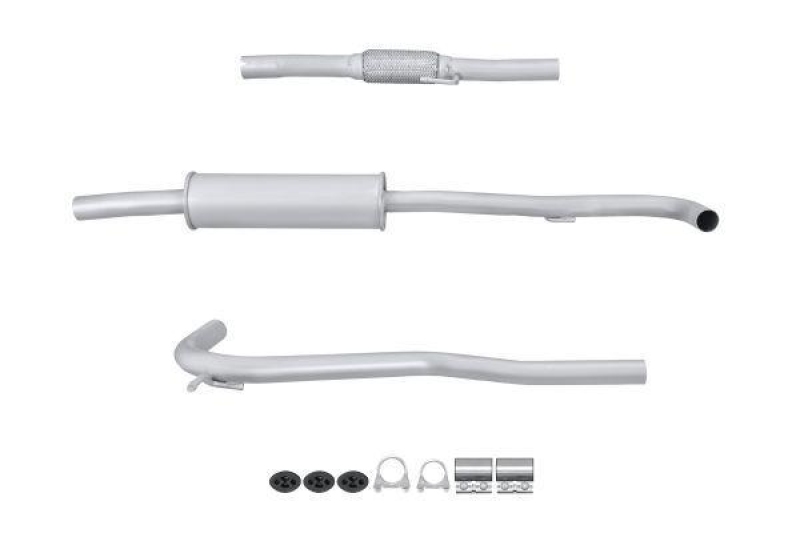 HELLA 8LC 366 023-891 Mittelschalldämpfer FIAT