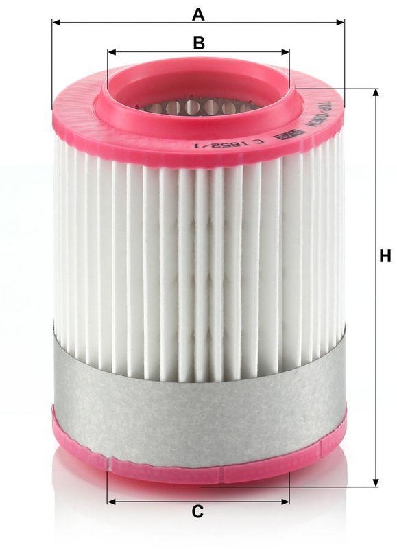MANN-FILTER C 1652/1 Luftfilter f&uuml;r VW