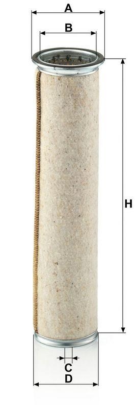 MANN-FILTER CF 923 Sekund&auml;rluftfilter f&uuml;r Claas