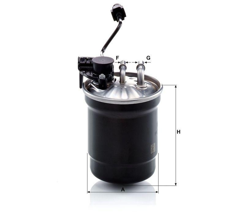 MANN-FILTER WK 11 026 Kraftstoffilter f&uuml;r Ford