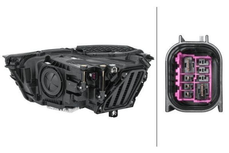 HELLA 1LX 354 870-161 Heckscheinwerfer rechts LED AUDI