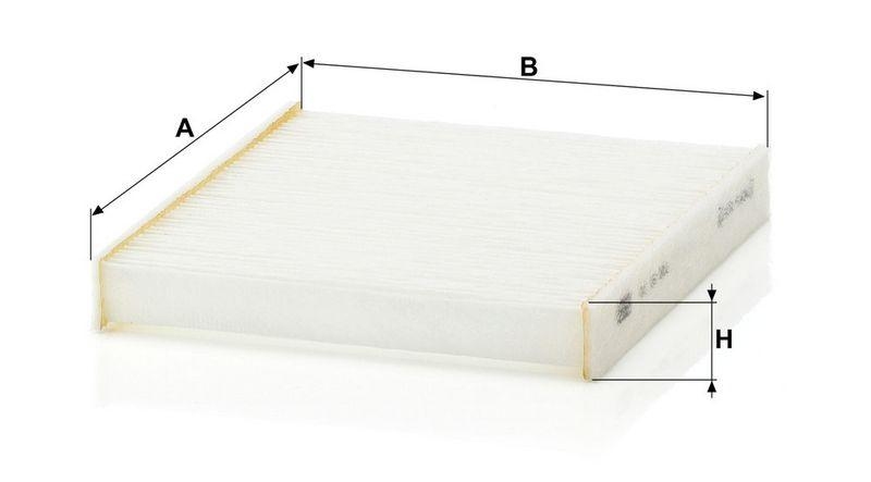 MANN-FILTER CU 16 001 Innenraumluftfilter f&uuml;r Daihatsu