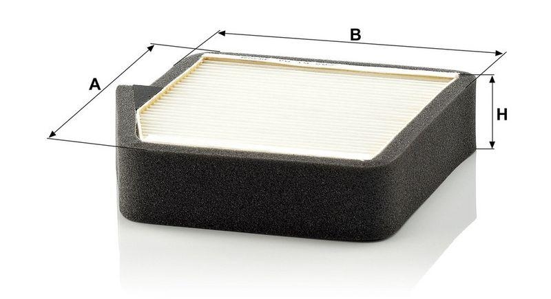 MANN-FILTER CU19002 Innenraumfilter