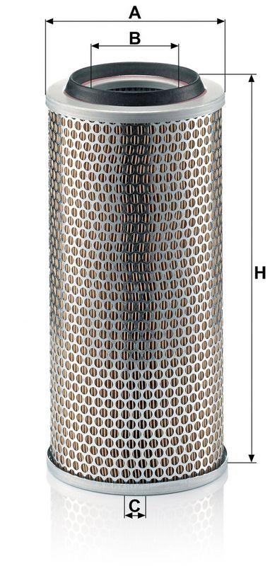 MANN-FILTER C 17 225/3 Luftfilter f&uuml;r Deutz/Fahr/KHD