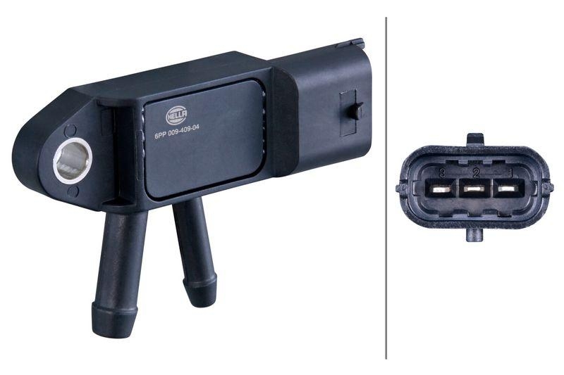 HELLA 6PP 009 409-041 Sensor, Abgasdruck f&uuml;r NISSAN/RENAULT