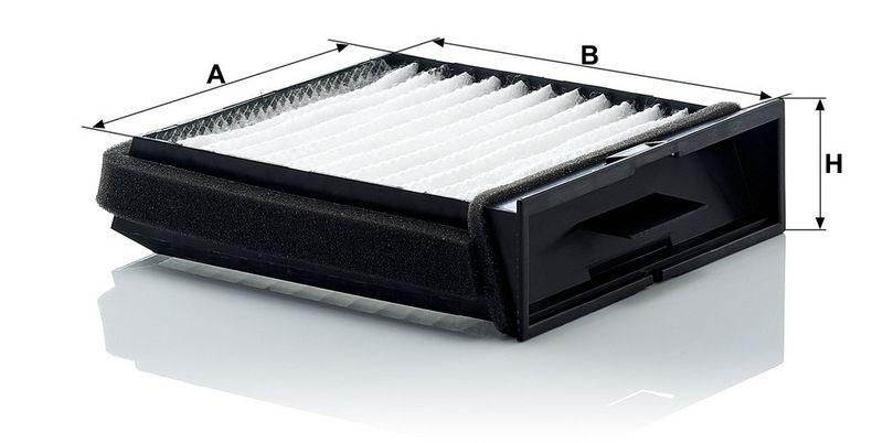 MANN-FILTER CU 1915 Innenraumluftfilter f&uuml;r Volvo