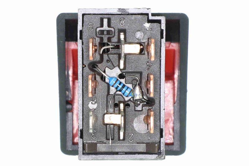 VEMO V40-80-2435 Warnblinkschalter mit Diebstahlwarnanlage 8-Polig für OPEL