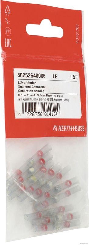 HERTH+BUSS 50252640066 Lötverbinder 0,8 - 2 mm², Solder Sleeve, 10 Stück