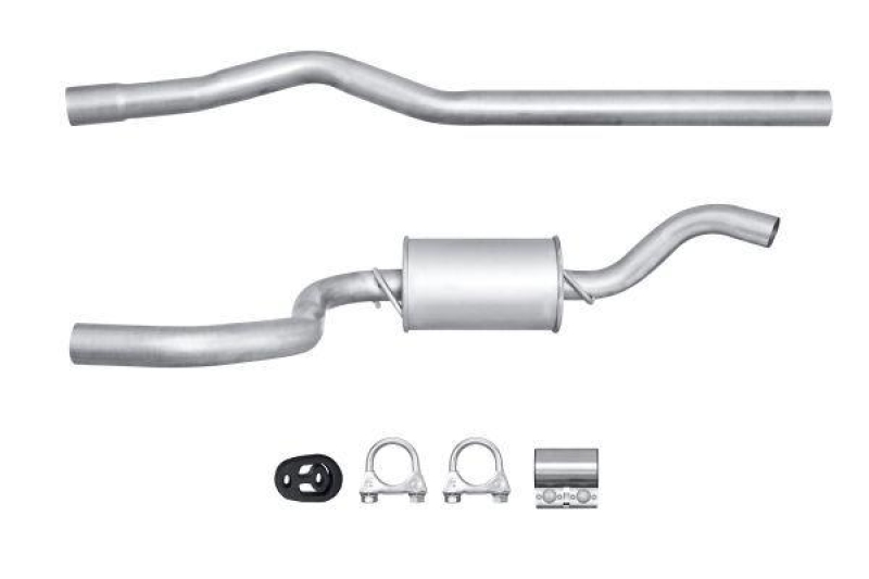 HELLA 8LC 366 024-041 Mittelschalldämpfer FORD