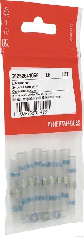HERTH+BUSS 50252641066 Lötverbinder 2 - 4 mm², Solder Sleeve, 10 Stück
