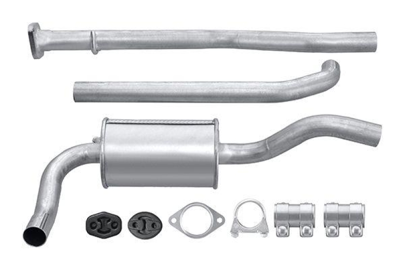 HELLA 8LC 366 024-061 Mittelschalldämpfer FORD;MAZDA