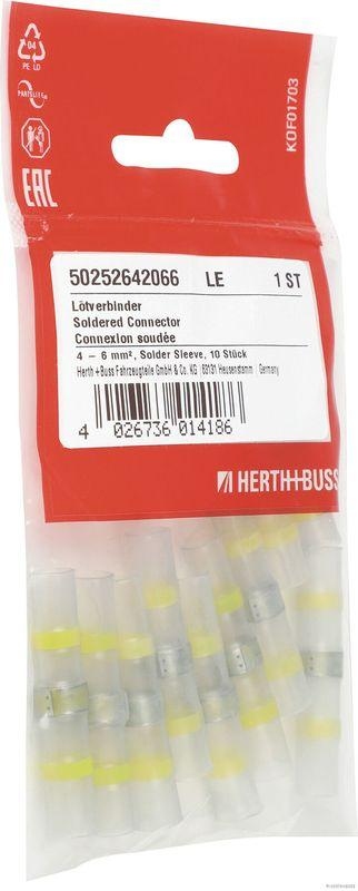 HERTH+BUSS 50252642066 L&ouml;tverbinder 4 - 6 mm&sup2;, Solder Sleeve, 10 St&uuml;ck
